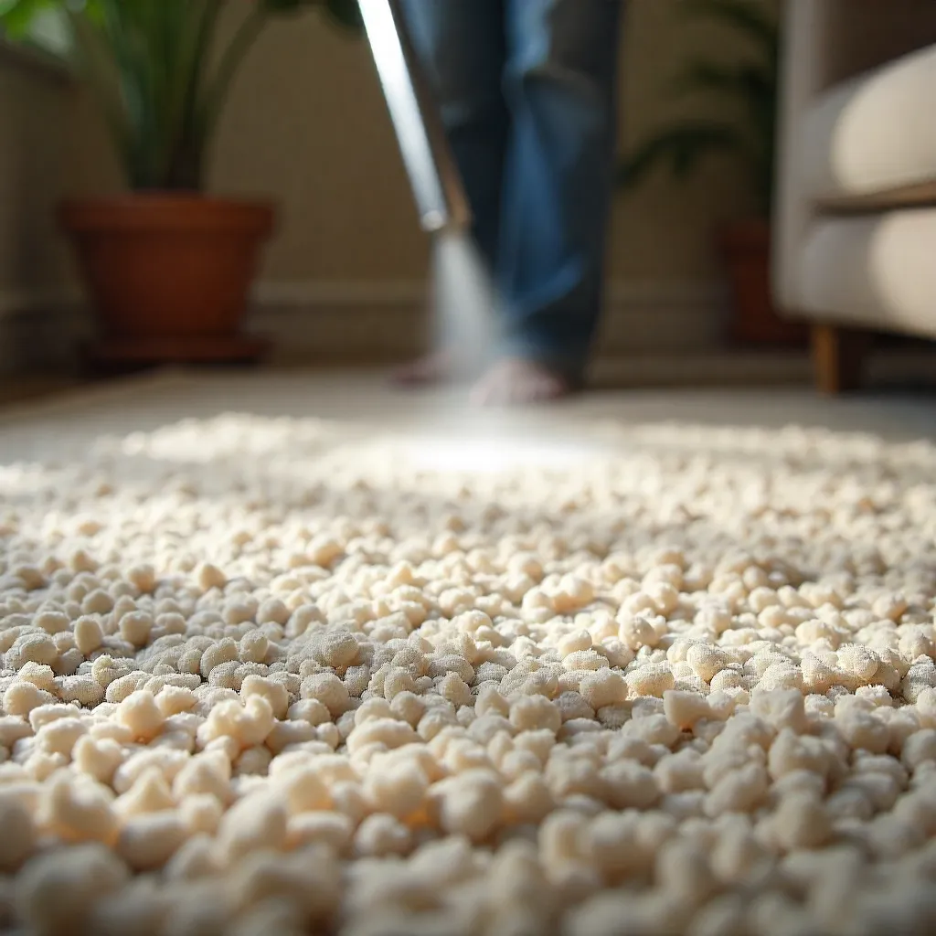 Natural cleaning setup with plants